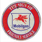 Mobilgas Friendly Service Motor Oil 14 x 14