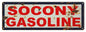 Socony Gasoline Motor Oil 6×18