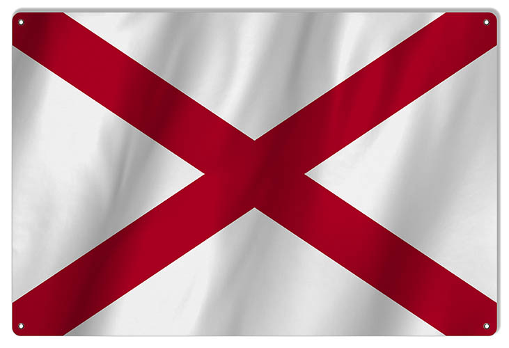 Alabama State Flag 12×18