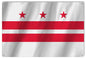 District Columbia State Flag 12×18
