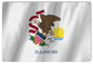 Illinois State Flag 12×18