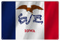 Iowa State Flag 12×18