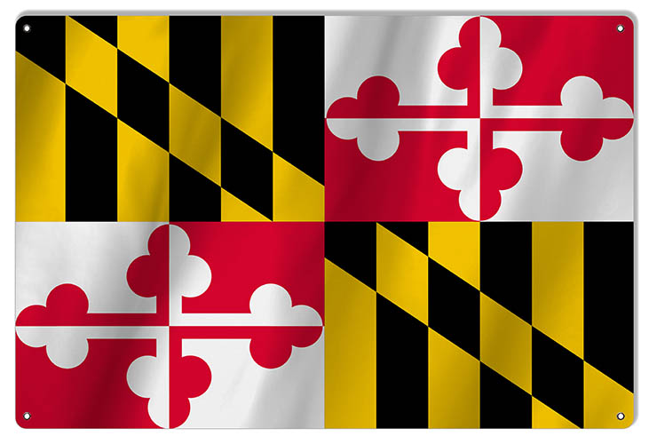 Maryland State Flag 12×18