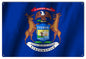Michigan State Flag 12×18