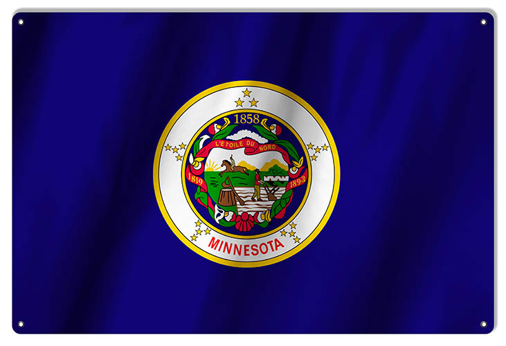 Minnesota State Flag 12×18