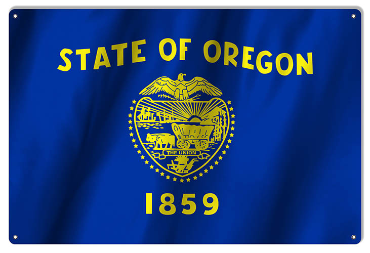 Oregon State Flag 12×18