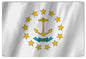 Rhode Island State Flag 12×18