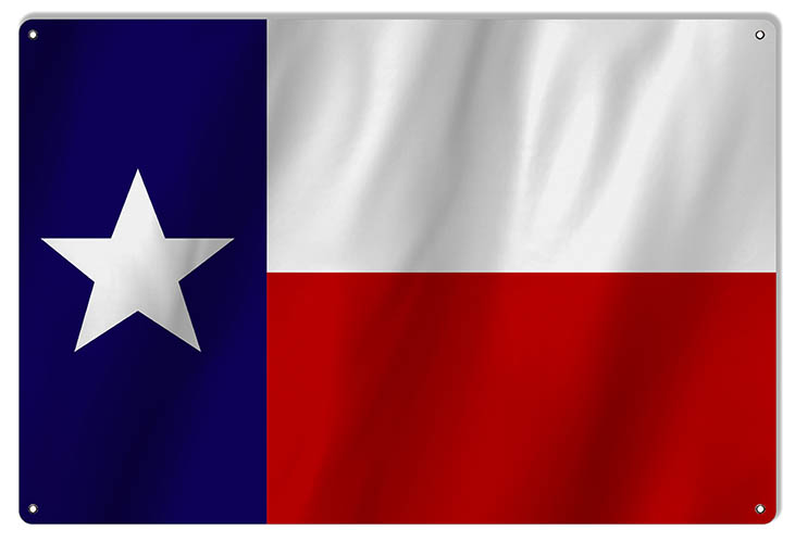 Texas State Flag 12×18