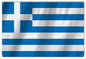 Greece International Flag. 12×18