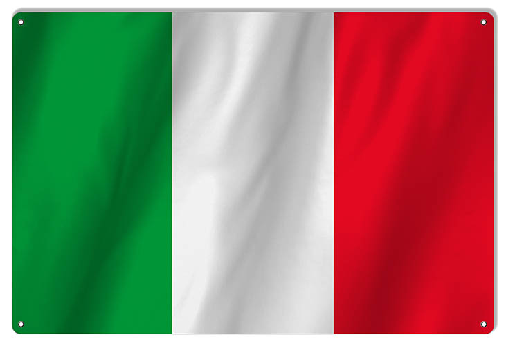 Italy International Flag. 12×18