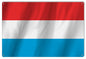 Luxembourg International Flag. 12×18