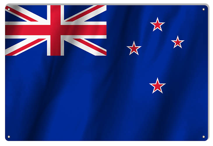 New Zealand International Flag. 12×18
