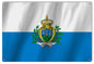 San Marino International Flag. 12×18