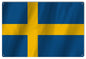 Sweden International Flag. 12×18