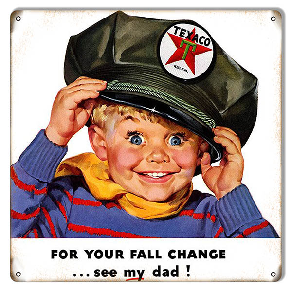 Texaco Motor Oil 12×12