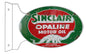 Sinclair Opaline Motor Oil Double Sided Flange 12×18