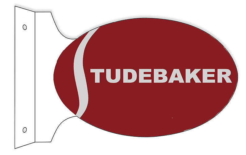 Deep Maroon Studebaker Double Sided Flange 12×18