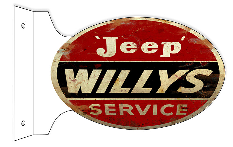 Willys Jeep Service Double Sided Flange 12×18