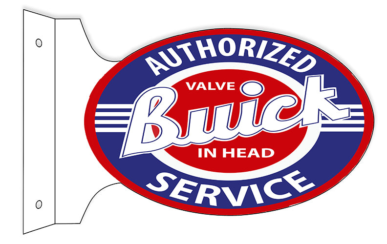 Authorized Buick Service Double Sided Flange 12×18