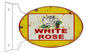 White Rose Dealer Double Sided Gas Station Flange 12×18