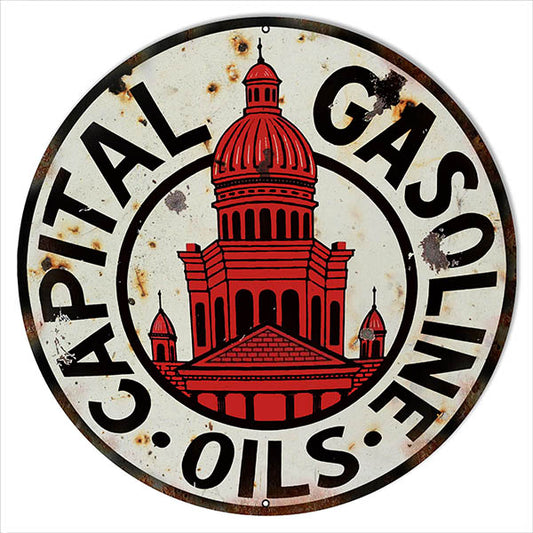 Capital Gasoline Oils Motor Oil 18 x 18