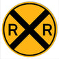 RR Railroad Crossing 12x13