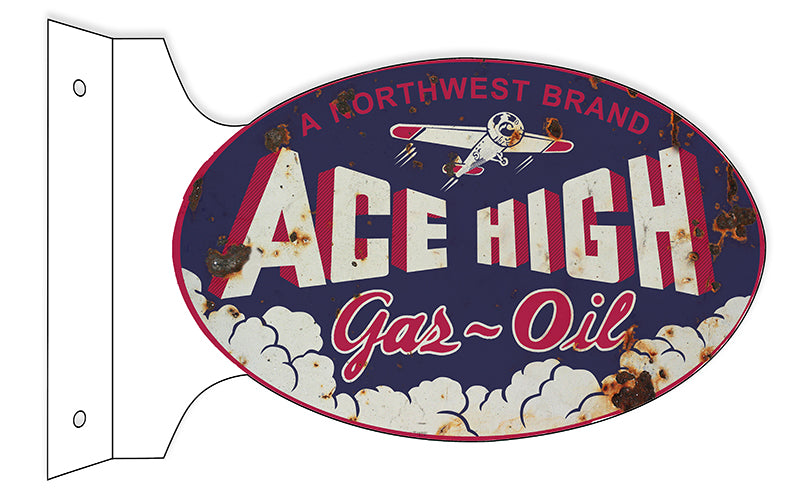 Northwest Ace High Gas Motor Oil Flange 12×18