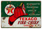 Developed For Fire Engines Texaco Motor Oil 12×18