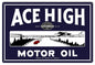 Ace High Motor Oil 12×18