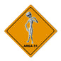 Area 51 Alien 12×12