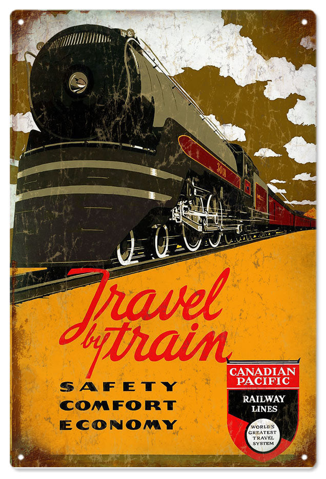 Canadian Pacific Railway Lines Railroad 12x18