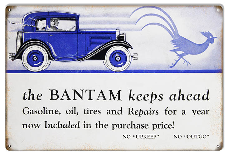 Bantam 2 door V8 power from the 1900’s 12×18