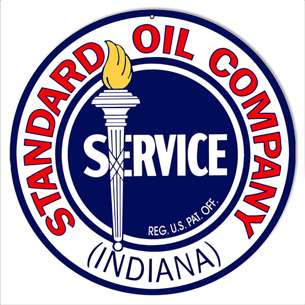 Indiana Standard Oil Company Motor Oil 14 x 14