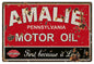 Amalie First Because It Lasts Motor Oil 16×24
