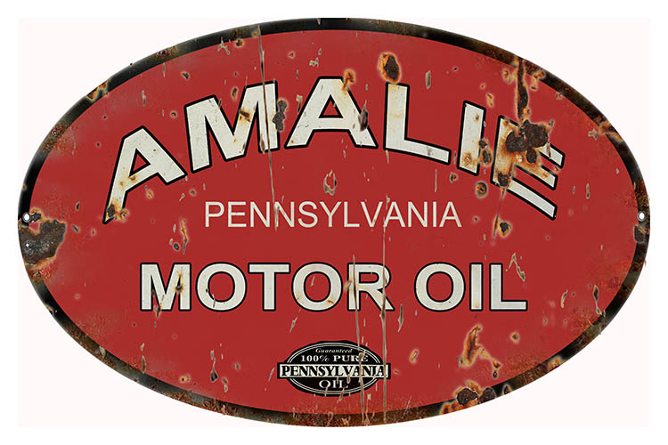 Amalie Motor Oil 11×18