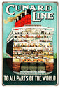 Cunard Line All Parts Of The World
