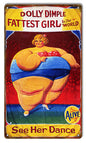 Dolly Dimple Fattest Girl Alive Circus 12×18