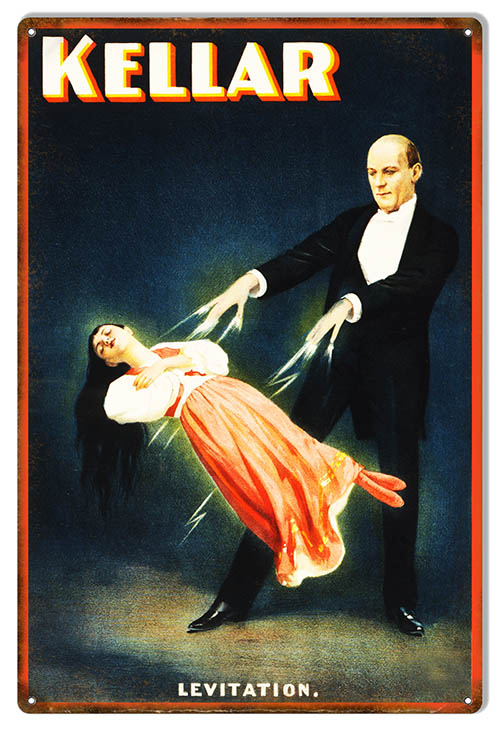 Kellar Levitation Magician 12X18