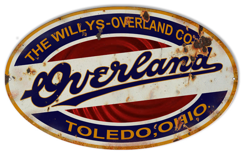 Overland Toledo Ohio Railroad 9×14