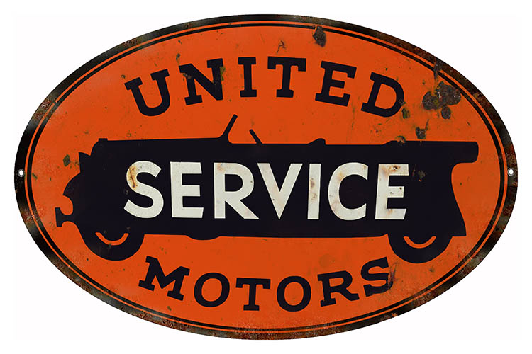 United Service Motors Gas Station 11×18