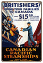 Canadian Pacific SteamShip 12x18