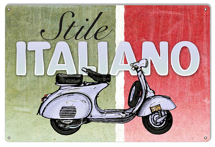 Stile Italiano Motor Bike 12×18