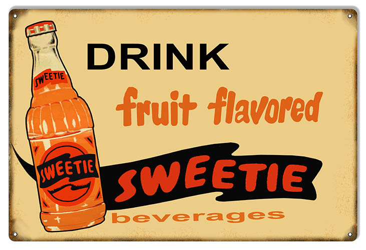 Drink Sweetie Fruit Flavored 12×18