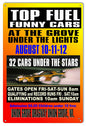 Top Fuel Funny Cars Aug 10-11-12 Motor Speedway 12×18