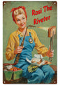 Rosi The Riveter Military 12x18
