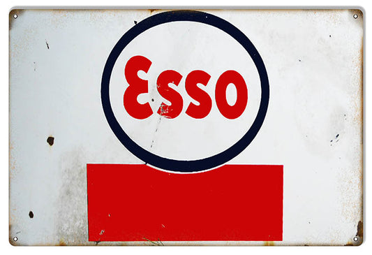 ESSO Motor Oil Vintage Style Metal Sign 12 × 18