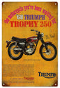 Triumph Trophy 250 cc Motorcycle 12x18