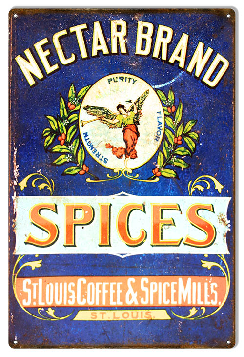 Nectar Brand Spices Country 12×18