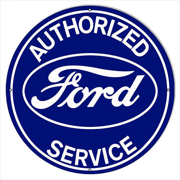 Ford Service Station Motor Oil 24 x 24