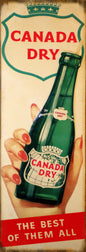Canada Dry The Best Country 6x18
